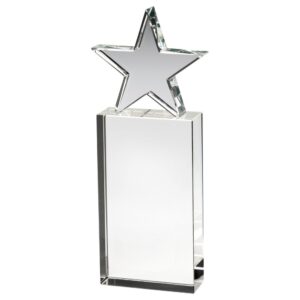 Clear Glass with Start on top