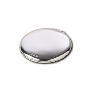Round Compact Mirror with crystals