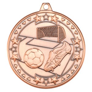 Bronze Football Medal